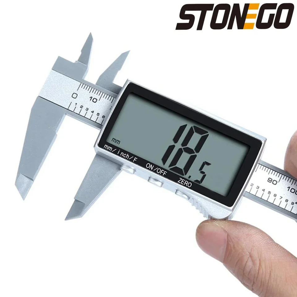 Stonego Electronic Digital Display Vernier Caliper Inch/Metric Conversion 6inch 0-150mm