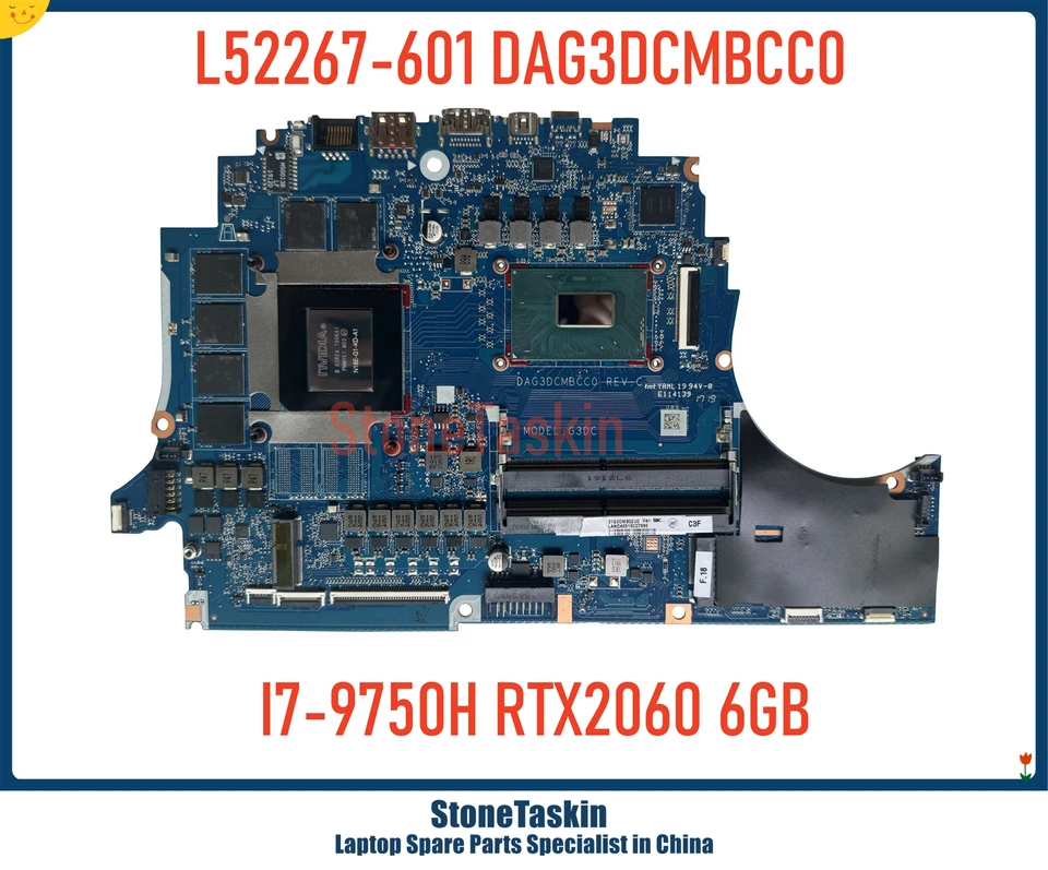 Stonetaskin L52267-601 L52267-001 DAG3DCMBCC0 pre HP Omen 15-dc laptop základné dosky SRF6U I7-9750H RTX2060 6GB DDR4 Mainboard MB MB MB