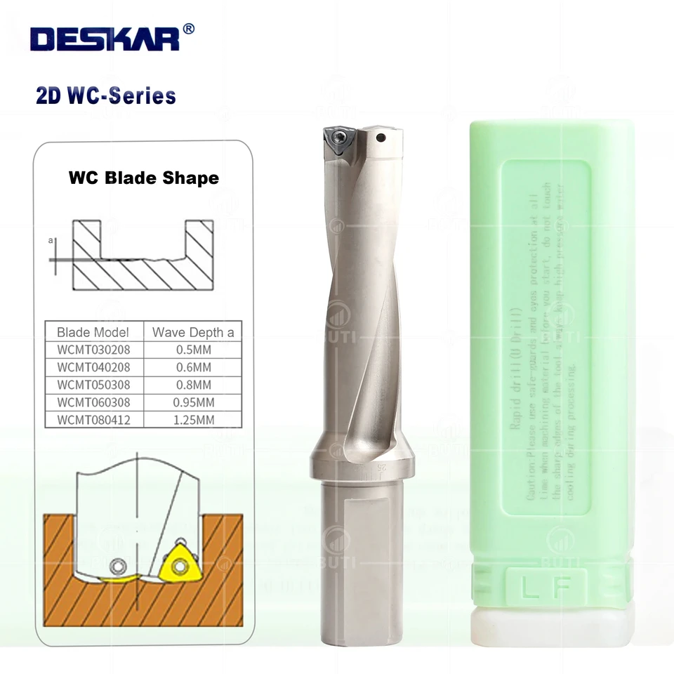 Stopar 100% originálny 2D držiak nástrojov U vŕtačiek 50 mm-60 mm indexovateľný hĺbka rýchleho vŕtania strojov