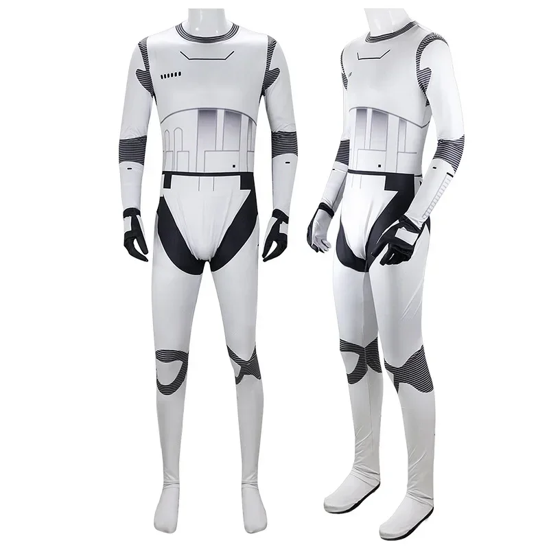 Stormtrooper Cosplay dospelých pre deti kombinéza hviezda Cosplay biely vojak kostým oblečenie Halloween cosplay roleplay oblečenie Mn11