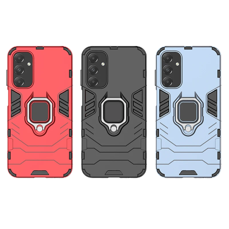 Stramproof pre Samsung Galaxy A12 A15 A22 A72 A52S 5G A73 A53 A33 A23 A13 Ring Stand Phone Chrbát pre Galaxy M52 M32 M62