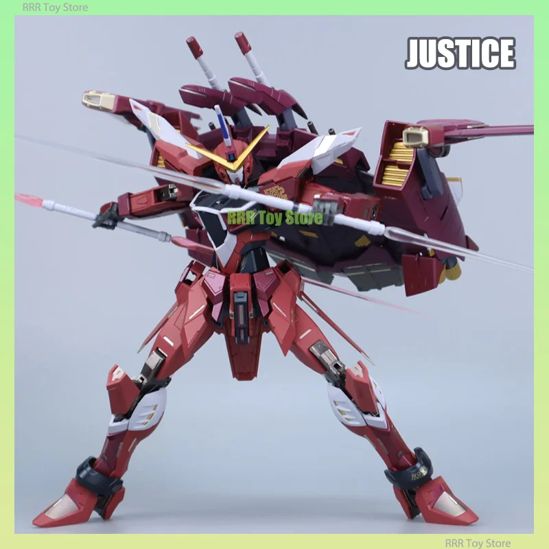 Strawberry Model MB Justice Metal Build Alloy HOTBOL MODEL COLLECTION Action Figure Robot Figur Plast Model Hračky Darčeky