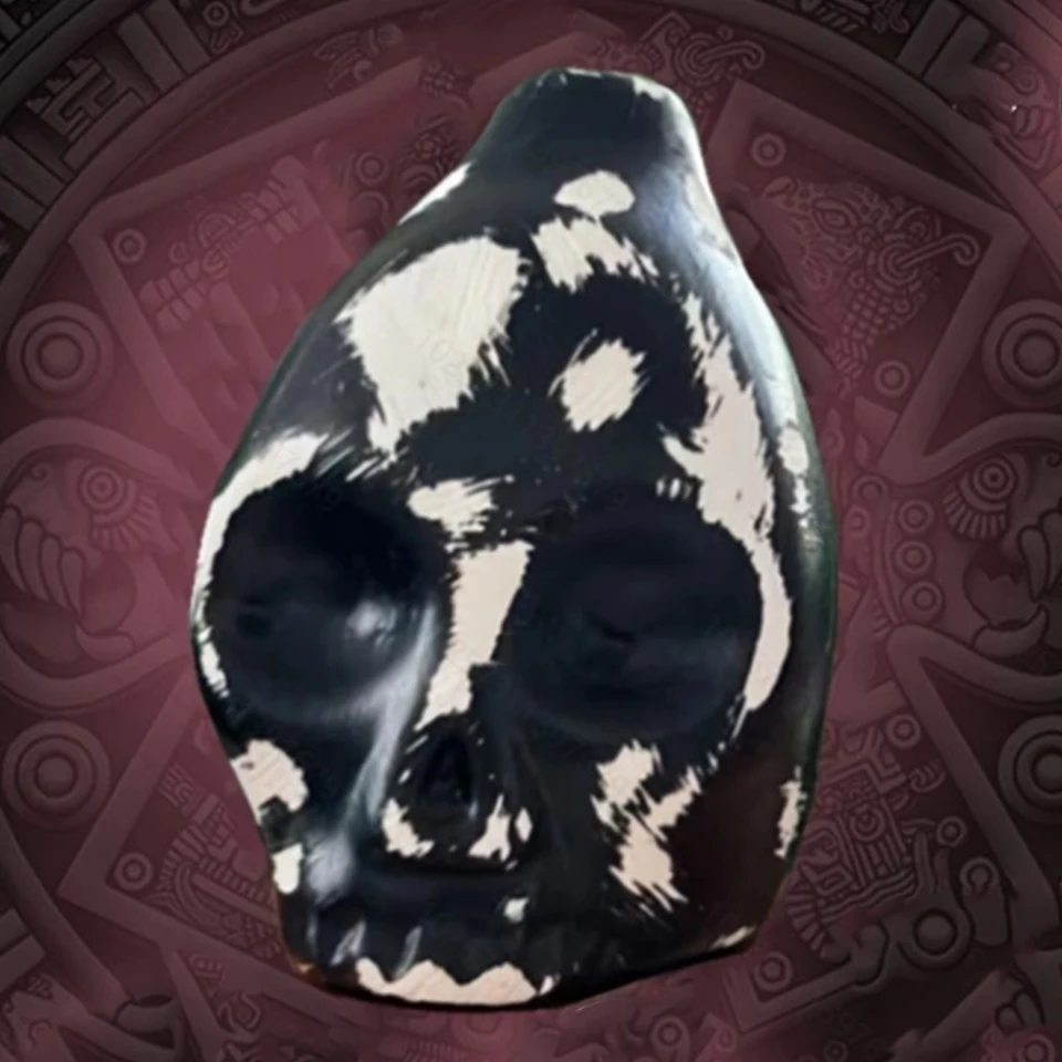 Strašidelné píšťalky Aztec Loud Scream Whistle lebky píšťalky pre halloween žarty rekvizity