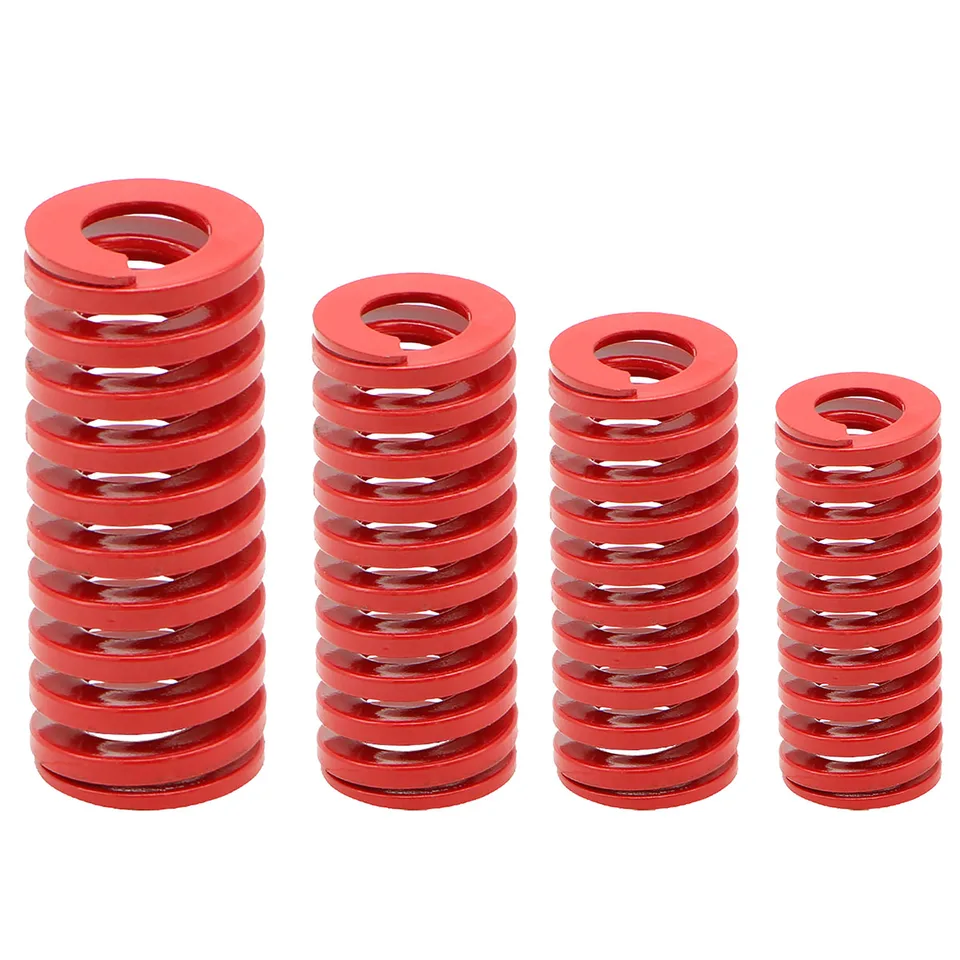 Stredné záťažové listy Springs Springs Červená kompresná pružina Vonkajšia priemer 8 10 12 14 16 18 20 22 25 27 30 35 40 mm dĺžka 20 - 200 mm