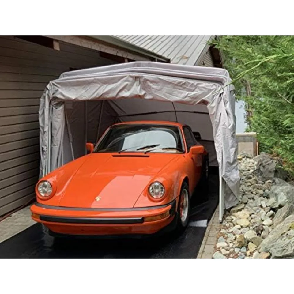 Stredný prístrešok, prístrešie autá/baldachýn, garáž/prístrešok pre autá, auto, parkovisko, skladateľný, zasunuteľný, uzamykateľný, odolný prístrešok