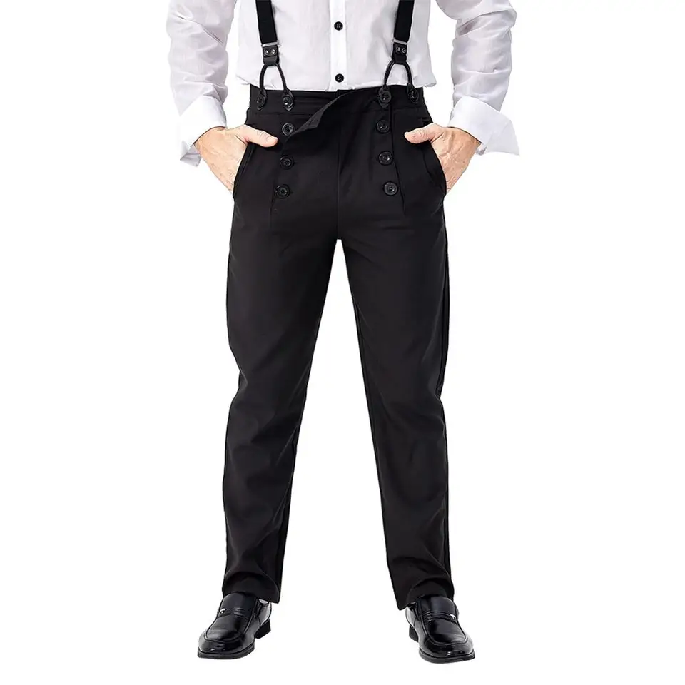 Stredoveké retro 70. rokov 80. rokov 90. rokov Cosplay kostýmy Panty parné parypunk kombinézy Dospelí muži nohavice Halloween Karneval kostýmy