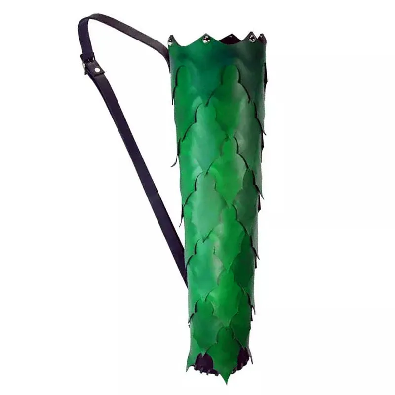Stredoveký lukostrelec Ranger Ramer Belt Archery tupý držiteľ šípky Renaissance Elf Hunter Cosplay Cosplay Kostým príslušenstvo larp props taška