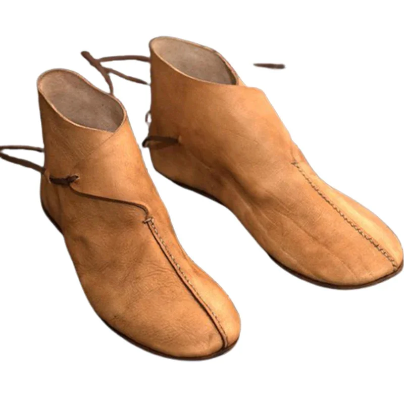 Stredoveký viking kostým retro rytiersky topánky pu kožený bojovník cosplay cosplay luxusný karneval party cosplay prop japonské samurajské topánky