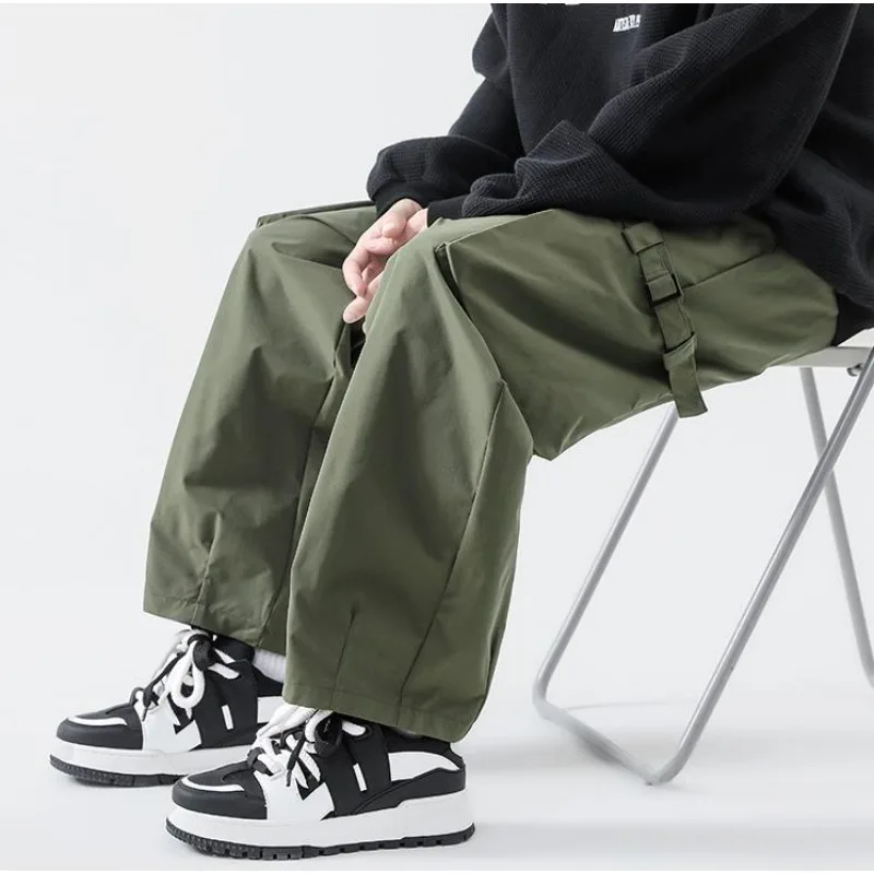 Streetwear hip hop joggery nákladné nohavice muži Multipockle elastický pás harémové nohavice Muž Harajuku Príležitostné ženy