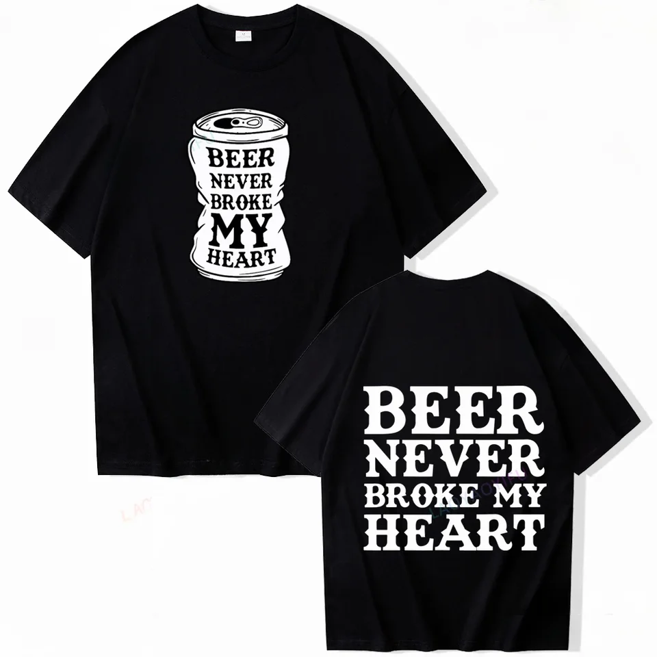 Streetwear Luke Combs Tričká Country Hudba pivo Never Broke My Heart Man Móda móda Harajuku hip hop darčekové topy Tops THIRTS