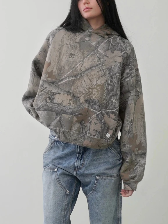 Streetwear New Hoodie Hip Hop Retro castwor vzor nadmerne veľtrhu vrecká.