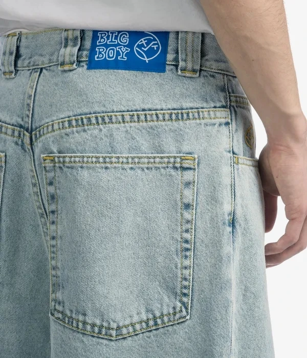 Streetwear Polar Big Boy Jeans y2k harajuku hip hop karikatúra vyšíva