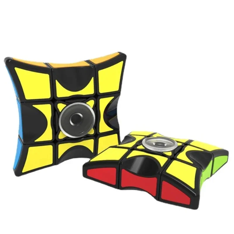 Stres Relief Cube Fidget Spinner 2in1 EDC Spinning Top zmierniť Antistress novinky kreatívna pozornosť a koncentrácia Deti