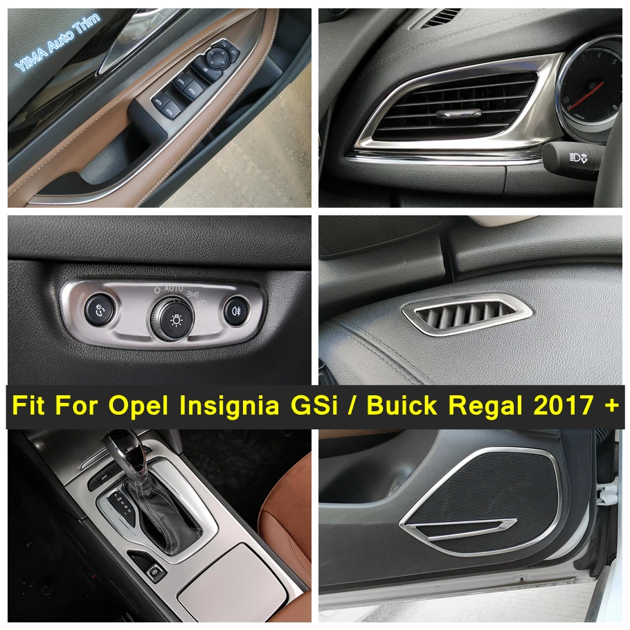 Strieborná automatická hlava svetlo žiarovka Spínač / AC Venter Decant Actert Tink Tink for Opel Insignia GSI / Buick Regal 2017 - 2023