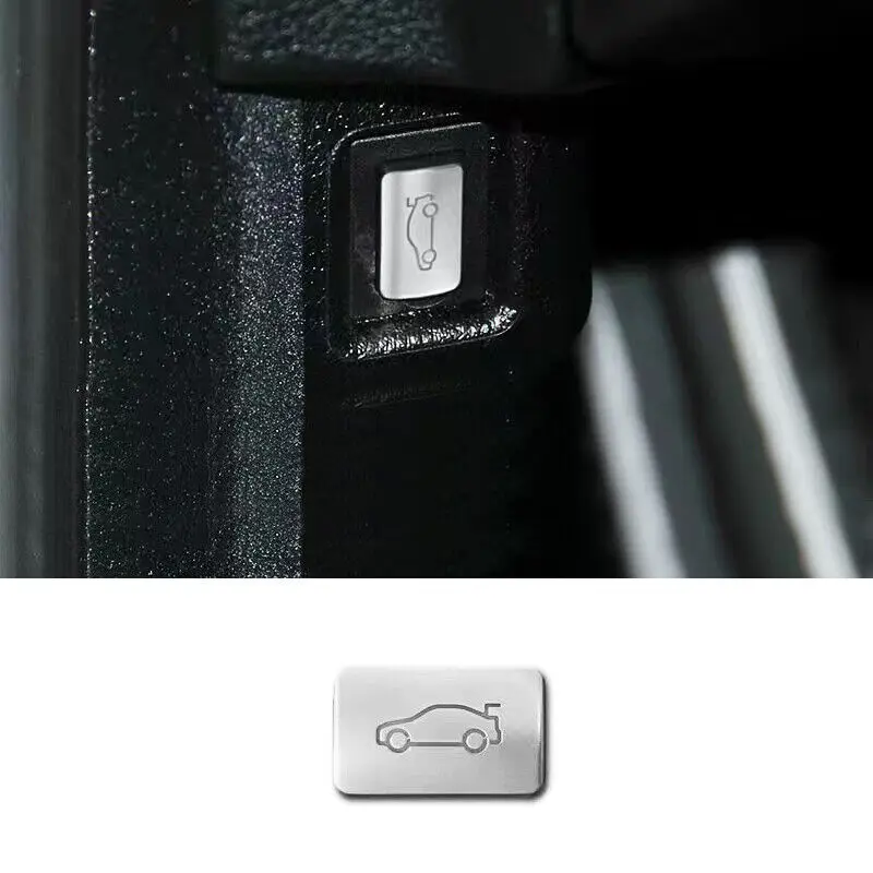 Strieborné auto Trunk Tailgate Spínač gombíka vhodný pre BMW E60 E90 E84 F10 F20 F30 F32