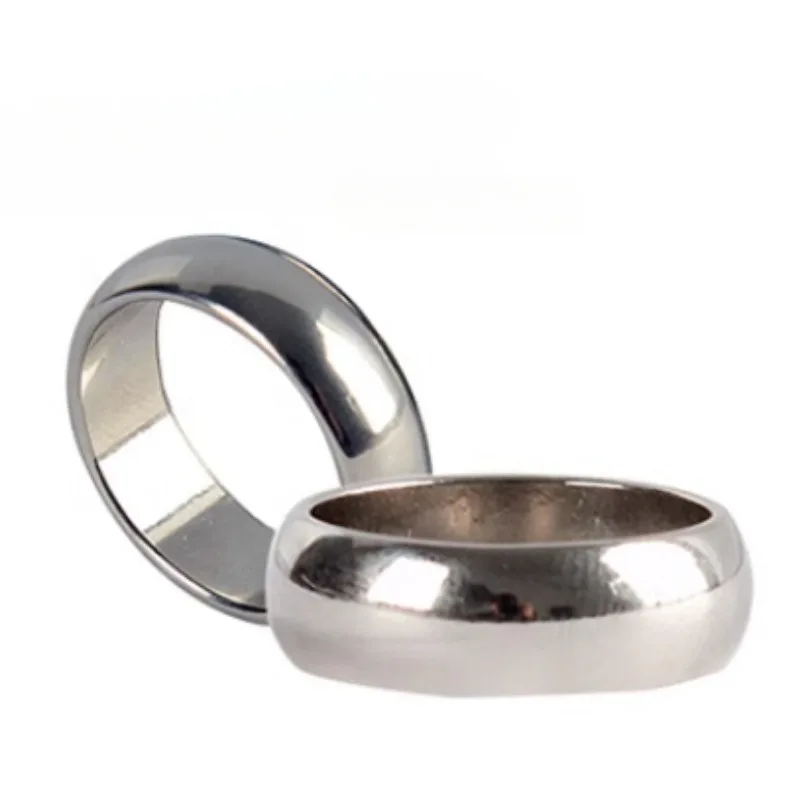 Strieborný camberovaný PK prsteň silný magnetický prsteň PK Ring Magic Trits Decorácie dekorácia kúzelníka