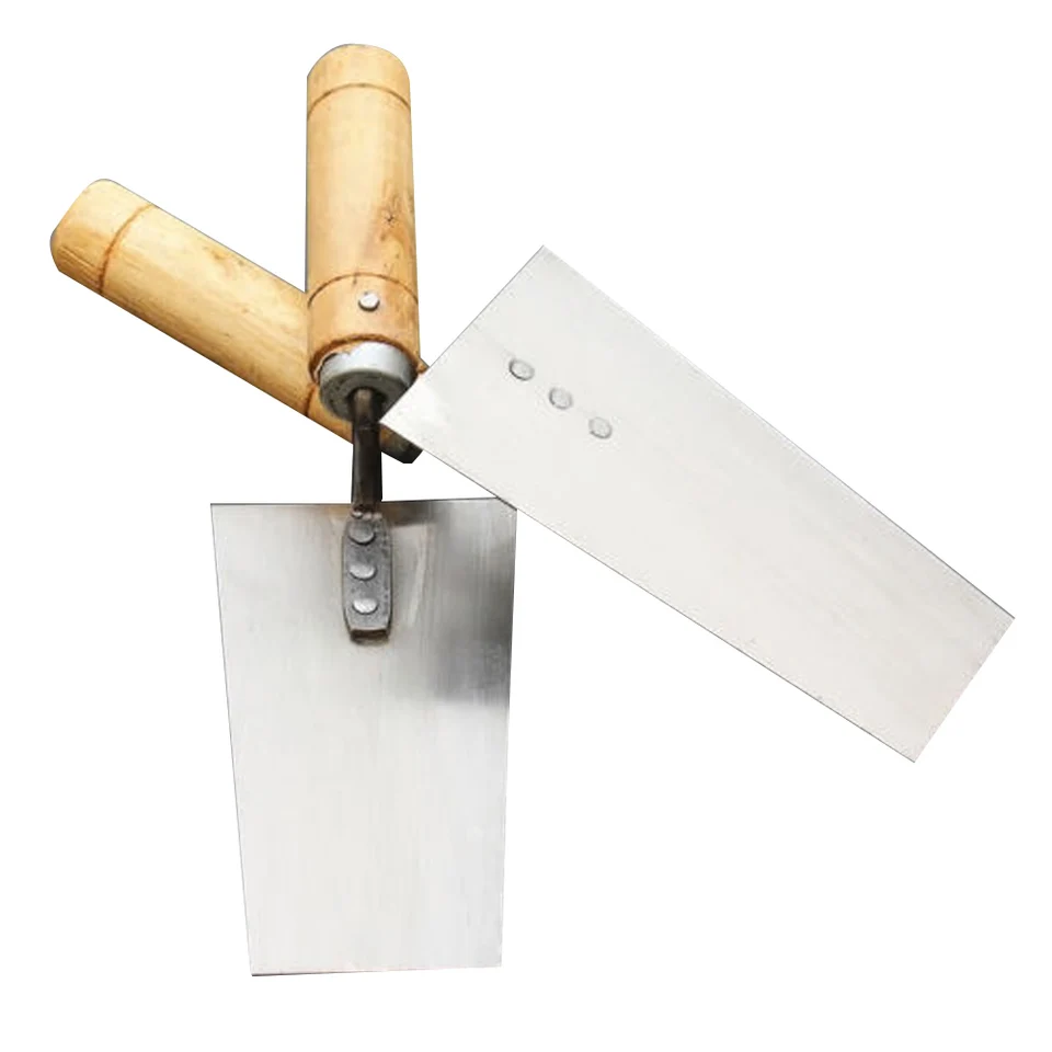 Strieborný cementový plavákový margin Trowel for Bricklayer Home Garden Tool Tool Príslušenstvo