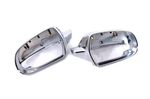 Striebro Strieborné matné chrómové zrkadlo Strieborné mravidlo Strieborné zrkadlo Verzia Facelift s pruhom asistent pre facelift Audi A4 a A5 B8
