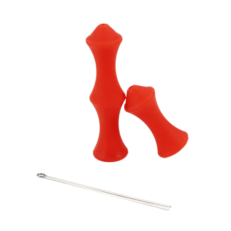 Striehajúce lovecké lukostreľba Retácie rekurzne bowstringu na ochranu prstov Soft Soft Silicon Bow String Protector pre výstroj TSLM1