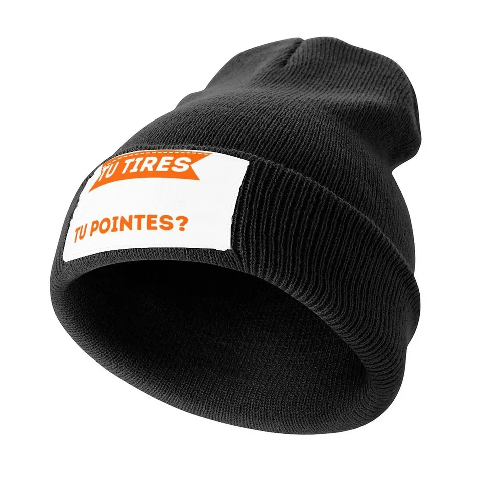 Strieľaš alebo ukazuješ? Petanque Bowler Gift Pletená čiapka Vintage vtipný klobúk golfová čiapka Luxusná čiapka pre dievčatá pánske pánske