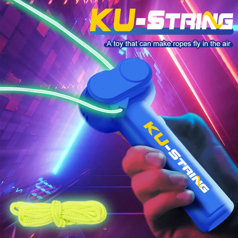String lano Glow in the Dark String Lun Rauncher Svetlo prenosný prenosný vreckový strun
