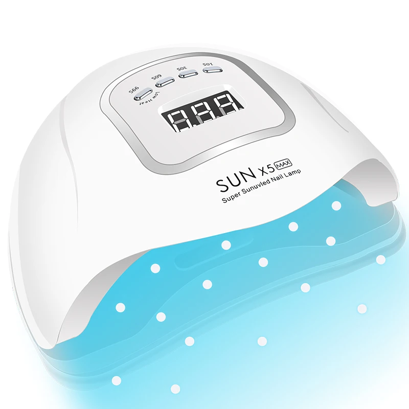 Stroj na sušič na nechty Profesionálna manikúra Lampa 45 LED diódy Vysoko výkonné UV nechtové svetlo s automatickým senzorom Smart na nechty Salon Nástroje