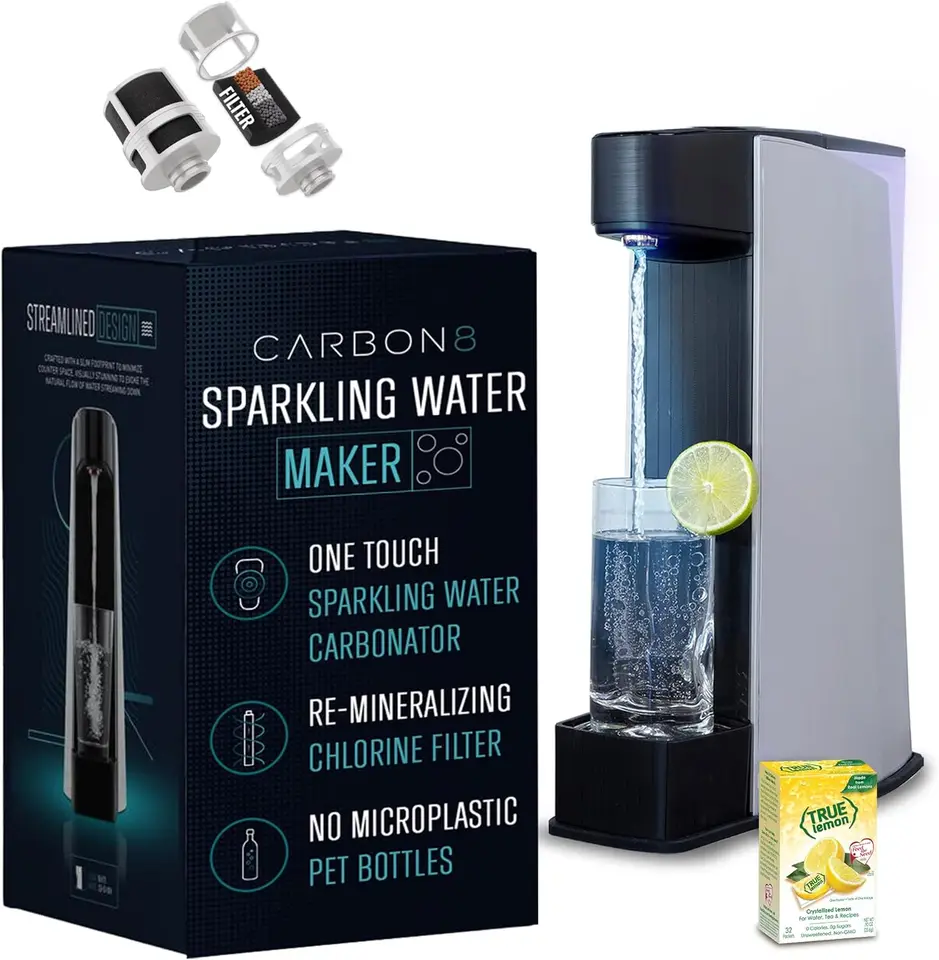 Stroj na výrobu šumivej vody - stroj na domácu sódu, skrutkovač CO2 karbonátor, mineralizátor vody, Seltzer Soda Ma