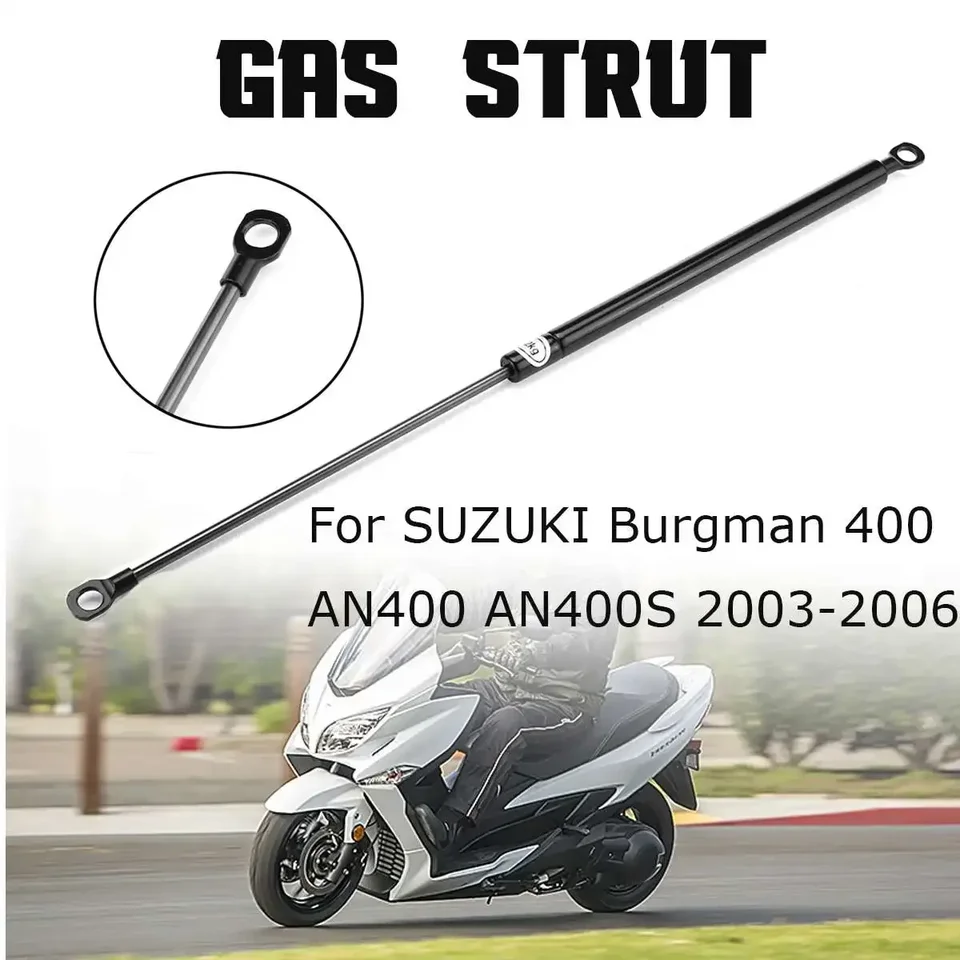 Strut Bar 1/2X Secoter Adjner Sedadlá zdvíhacieho zdvíhacieho nárazu nárazový výťah plynový tlmič pre Suzuki Burgman 400 AN400 AN400S 2003-2006