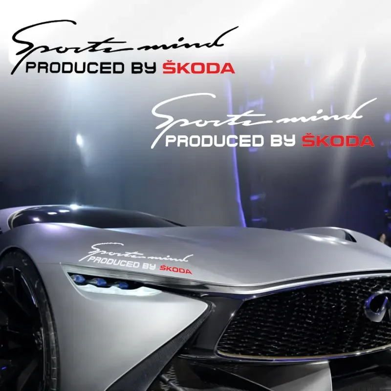 STRÁNKA STRÁNKA SVETLA SVETLÁ Svetlo obočia 3D športový dizajn Znak pre dekorátor pre skod Octavia Fabia kamiq kapoq kodiaq Rapid Scala MK2