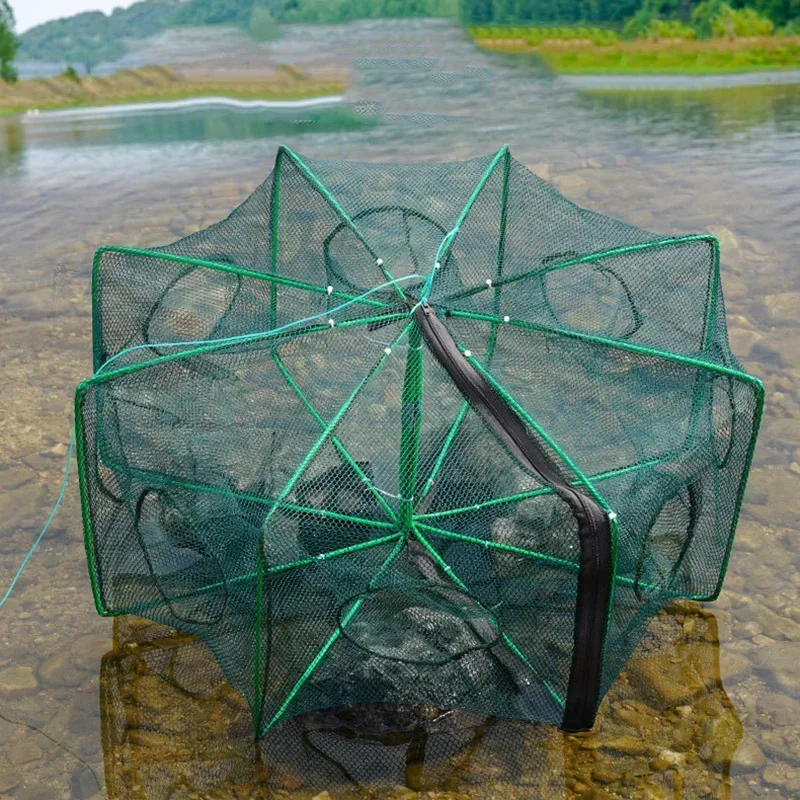 Strúc pre rybársku sieť/náradie/klietky skladacie lastúry Crayfish Catcher/Rybie siete Krab/raky/krevety/Smel/Eels Casting Fishing