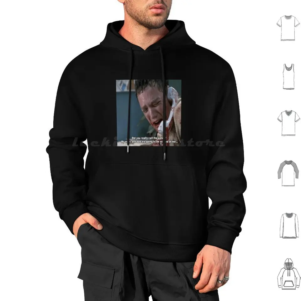 Stu Macher Hoodie bavlna s dlhým rukávom Ghostface Scream Horror slasher Halloween film strašidelný horor Ghost Sidney Ghost