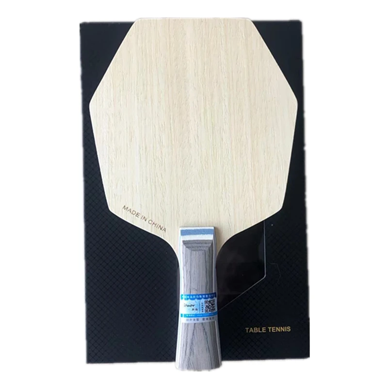 Stuor Sports Hexagonal Table Tennis Racket Hexagonal Blades modré uhlíkové vlákno postavené profesionálne ping pong pádlo