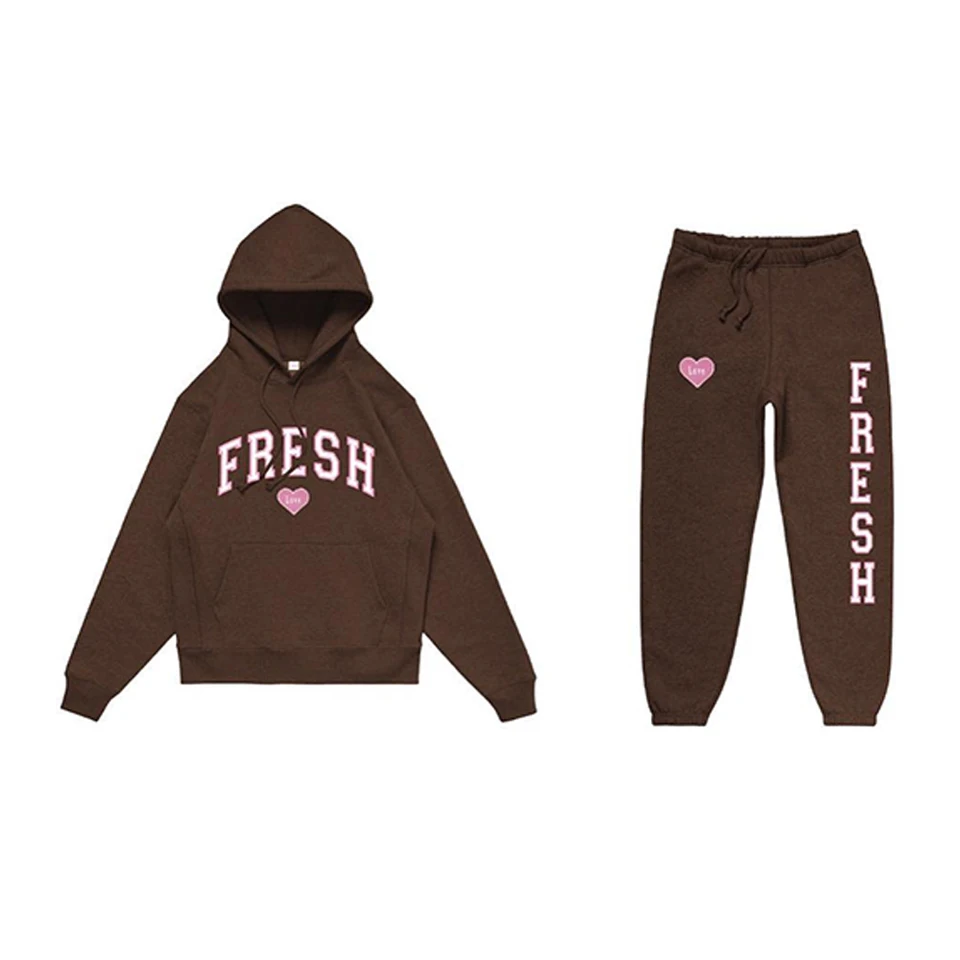 Sturniolo Triplets Hoodies Set Varsity Mikiny čerstvé láska Merch tlače Men Dámske oblečenie Streetwear čerstvé milostné oblečenie