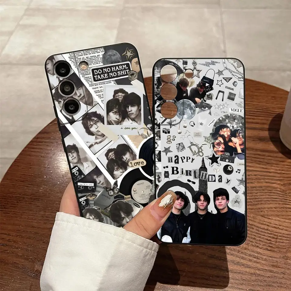 Sturniolo Triplets Puzdet pre Samsung S24 Ultra S23 Fe S22 S20 S21 plus Galaxy A54 A34 A24 A53 Poznámka 20