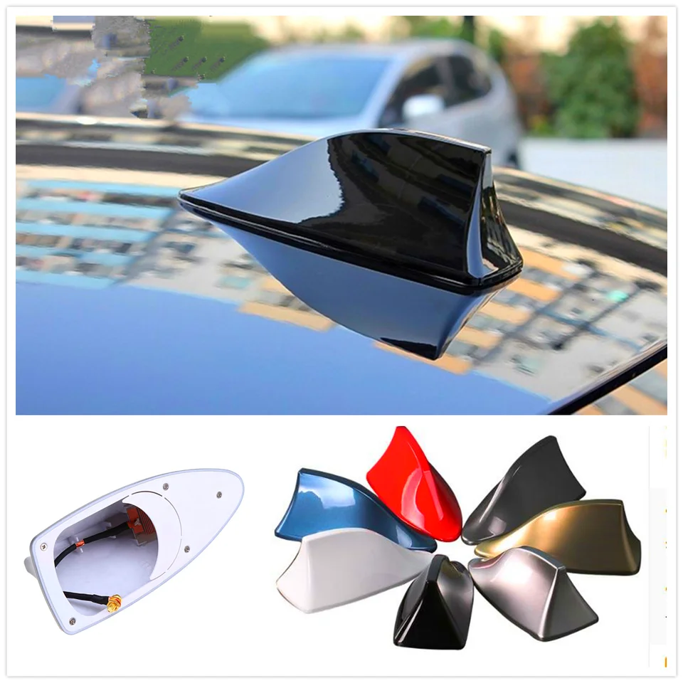 Styling auta Fin anténa automatický rádiový signál Aerial strešné antény pre Renault Eolab Twiz Twin-Z Twin-Run Symbol