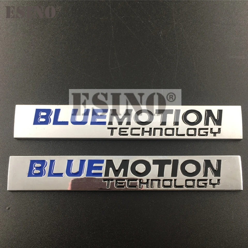 Styling automobilu 3D kovový chróm zink zliatsky znak Blue Motion Technology Technology Body Body Badge Body pre Volkswagen Golf Passat Tiguan