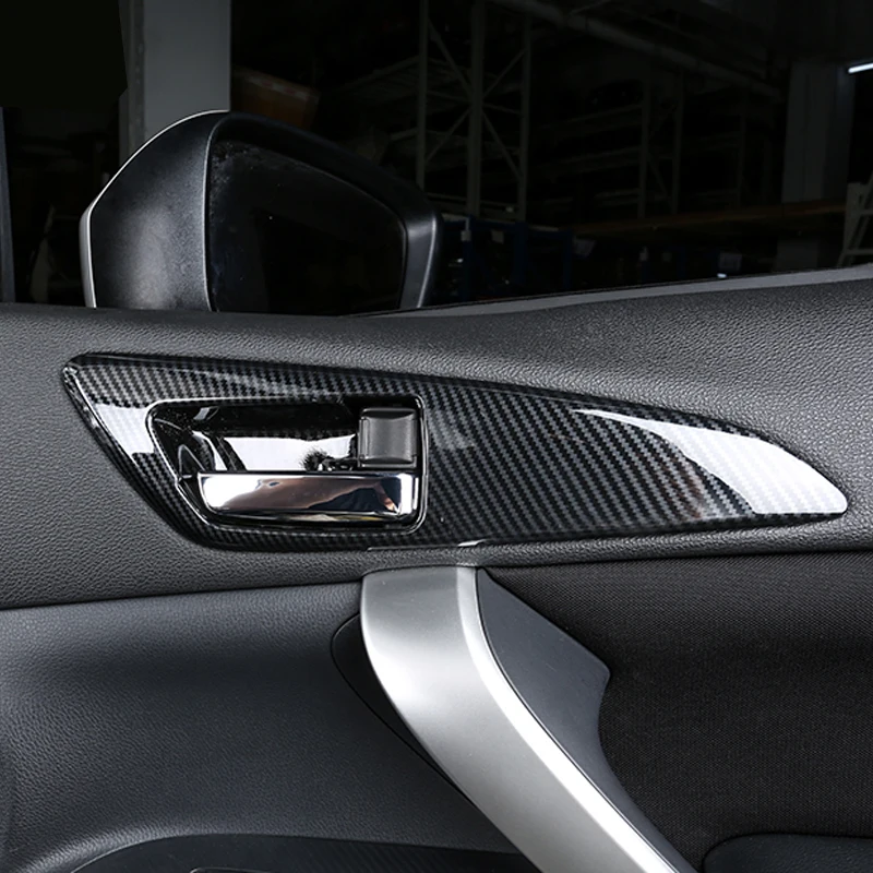 Styling automobilu ABS Plastické interiérové ​​dvere kľučky misiek misiek pre obklad pre kríž Mitsubishi Eclipse Cross 2018 2019 2020 Príslušenstvo Automatické diely