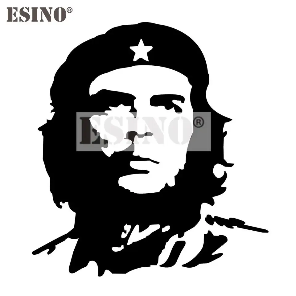 Styling automobilu klasický hrdina che guevara PVC rezbárske vodotesné dekoratívne nálepka Nárazový sklenený sklenený vzor tela vinyl