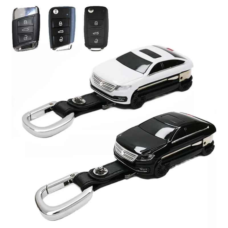 Styling automobilu pre Volkswagen VW SkoDa Octavia Passat Polo Golf 7 MK7 Tiguan Smart Smart Remote Car Key Case Cover Auta