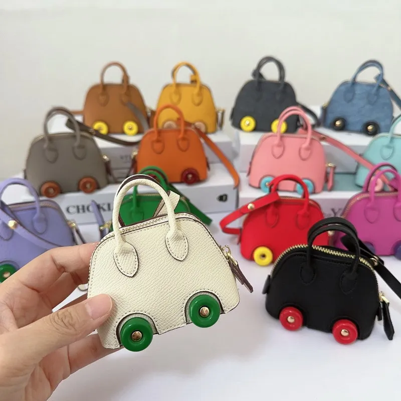 Styling automobilu Soft Loather Serfphone puzdro pre AirPods 1 2 3 Pro Pro2 Mini Bag Storage Bag s jazdnou navijakom pre rúž na kľúče od auta
