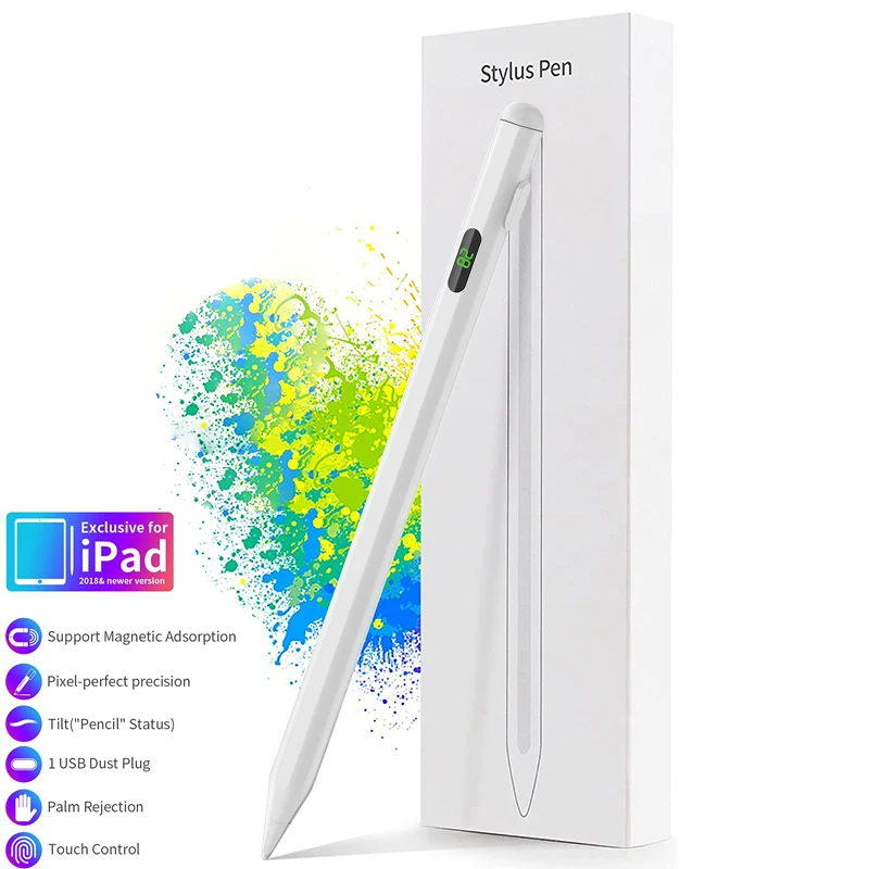 Stylus pero pre iPhone iPad Touch Pen kompatibilné s iPad 2018-2020 pre Apple Universal Stylus Pen s digitálnym displejom energie