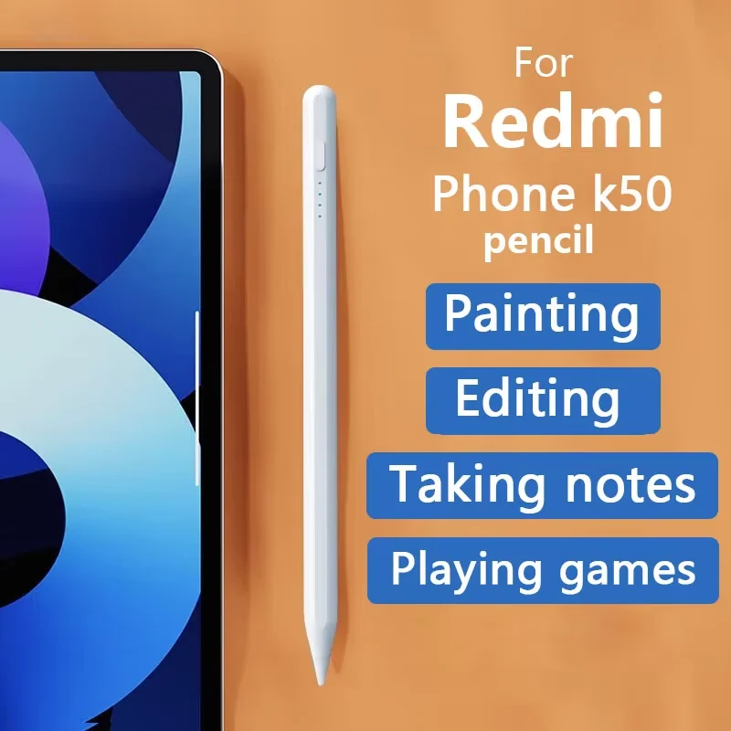 Stylus pero pre Redmi K50 Touch obrazovky kreslenie pero úpravy pero Pripojte sa Android špecifické univerzálne pero