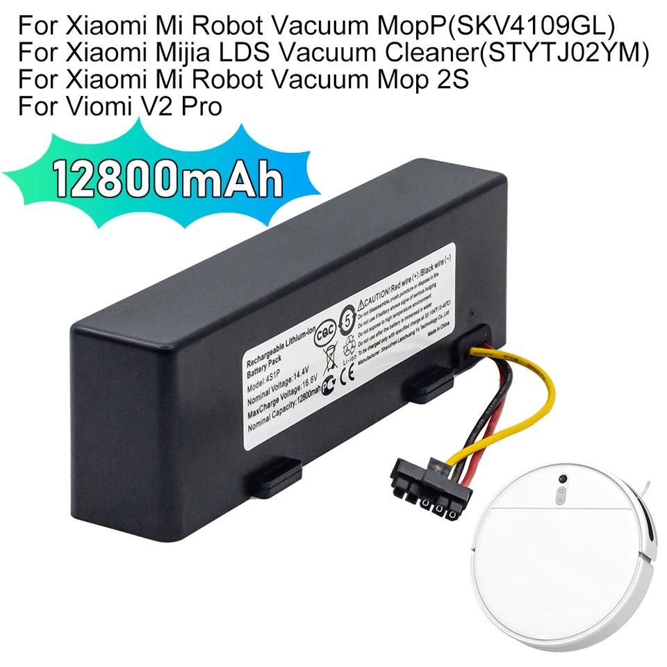 Stytj02ym batéria 14,8 V 12800 mAh pre Xiaomi Mijia LDS VACUUM CULICER