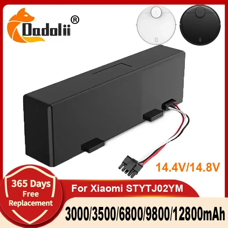 Stytj02ym li-ion batéria 18650 4S1P 14.4V 12800 mAh Sweeper batéria pre Xiaomi Mijia Mi Robot vákuum-mop p zametací robot moping