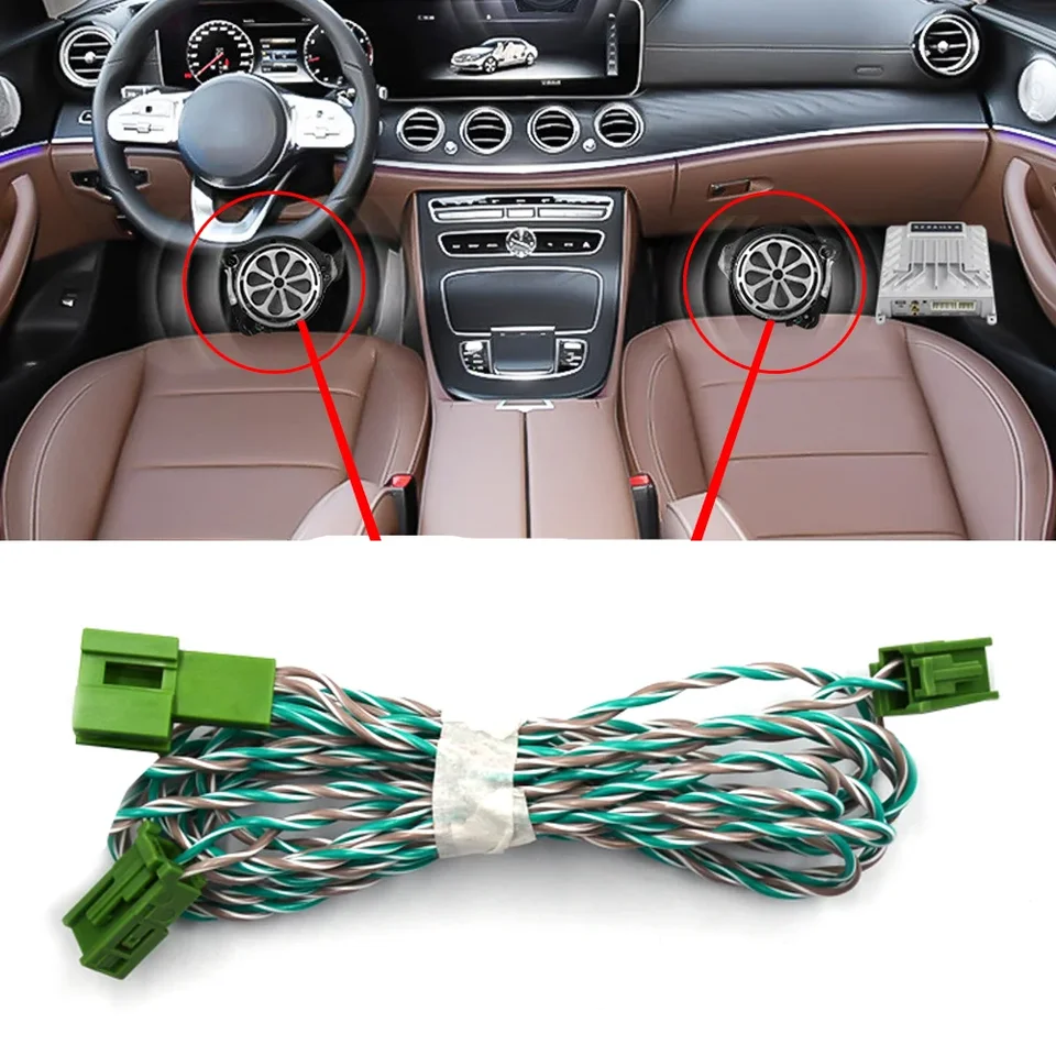 Subwoofer pre Mercedes Benz W213 W205 W222 GLC Series Louder Range Bass pod sedadlom Audio hudba stereo nízky rozsah frekvencie