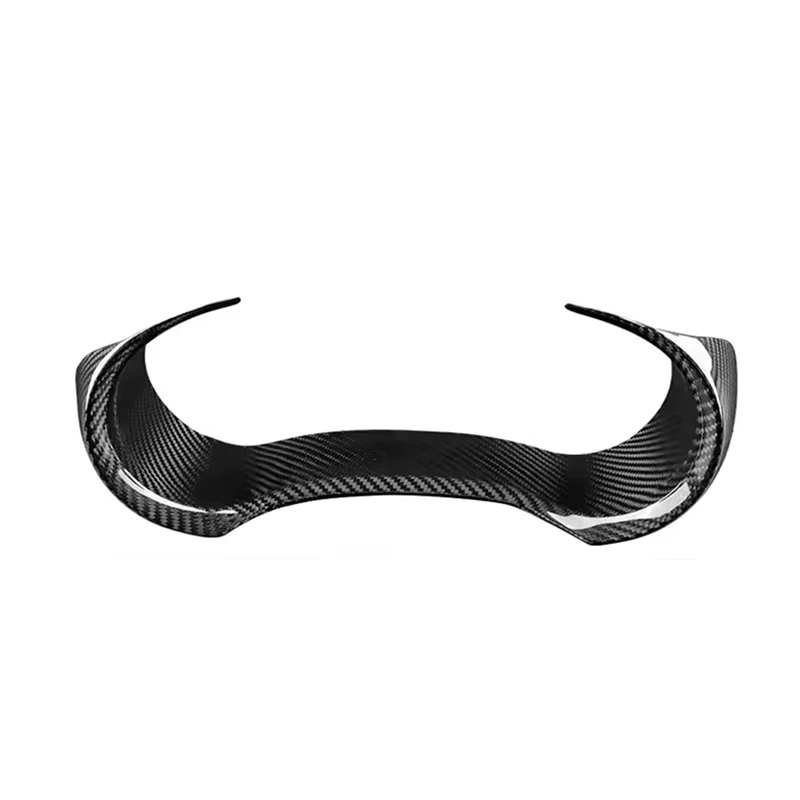 Suché uhlíkové vlákno volant volanta Rámový obloženie rýchlomeru pre Kia Stinger 2018 2019 2020-2023 LHD