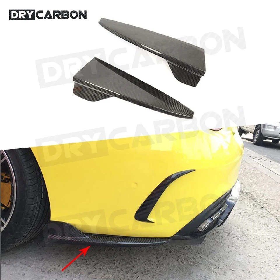 Suchý uhlíkový zadný nárazník PEP PETTERS WINGLETS CUSSWING PRE BENZ W205 C205 C180 200 300 C63 2015-2020