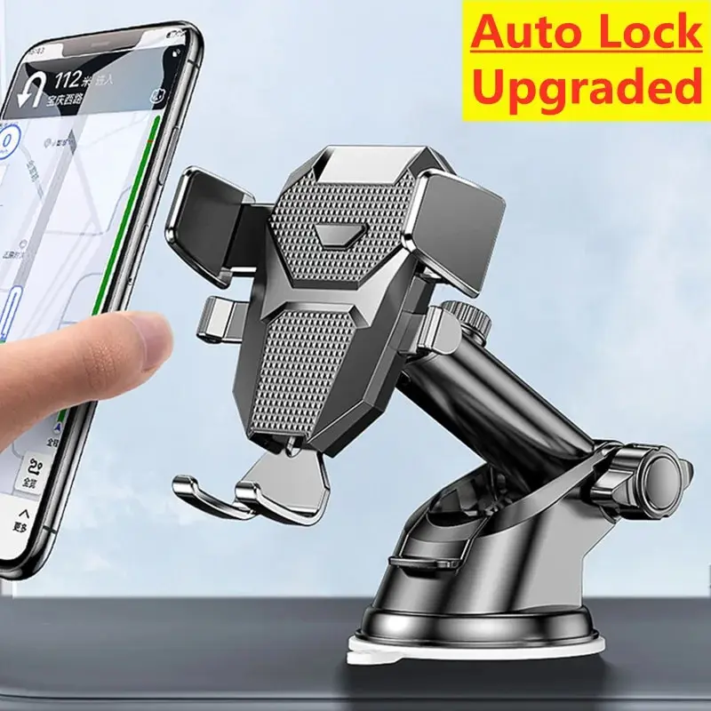 Sucker Car Phone Držiteľ Mount Stand Stract Cup Smartphone Mobile Cell Support v držiaku automobilov pre iPhone Xiaomi Huawei Samsung