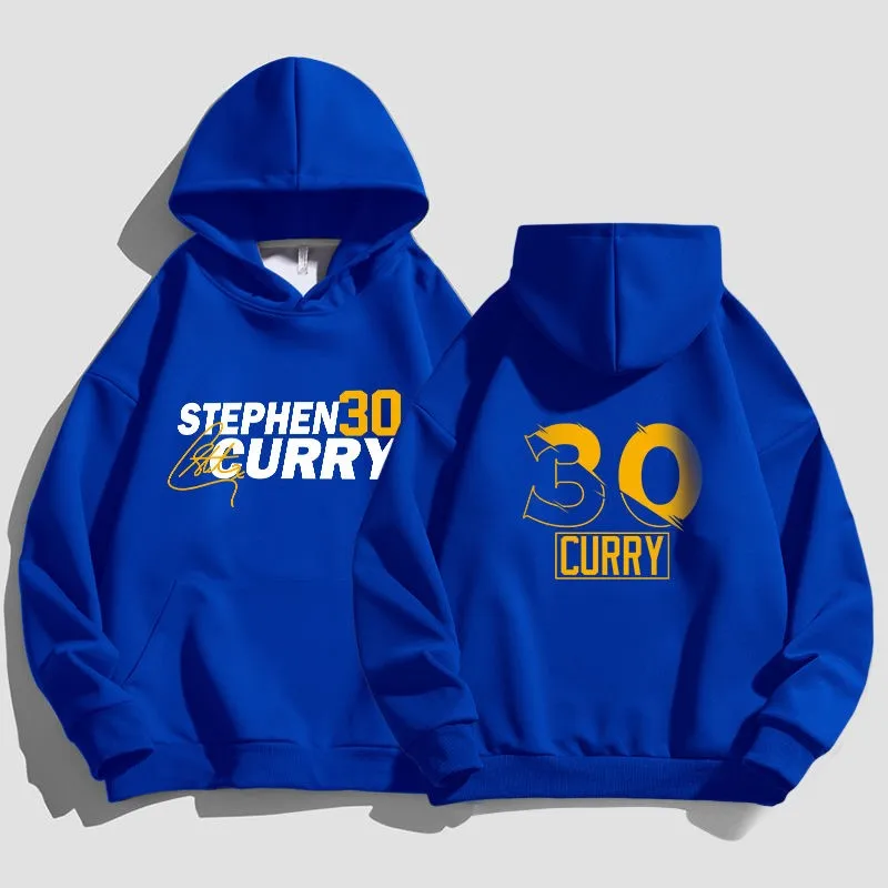 Sudadera Con Capucha de Baloncesto Curry Gold Športová športová kabátová kabáty Warriors Stephen, Negra