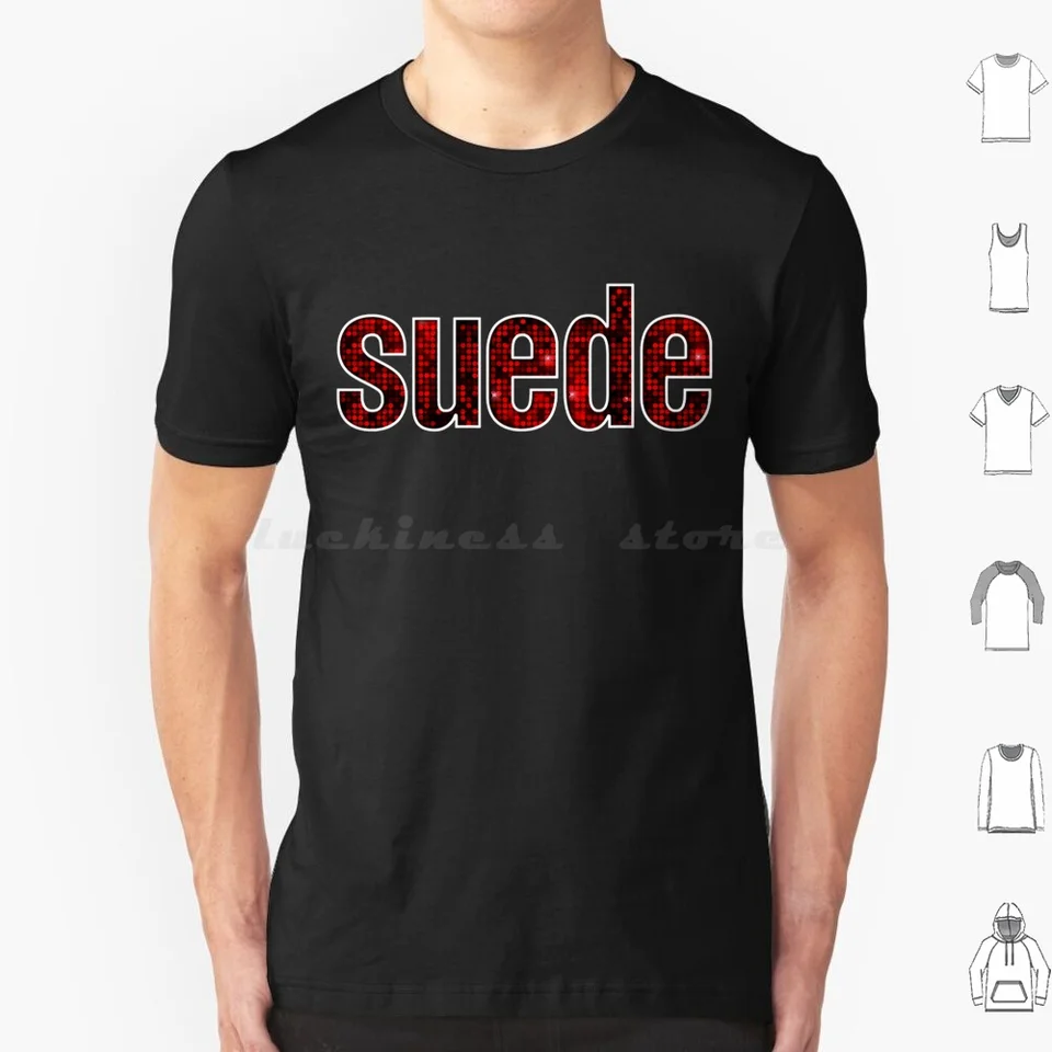 Suede Classic T košeľa tričko Veľká veľkosť 100% bavlnená semiš Britpop 90s Hudba Blur Pulp Alternative Band Indie Brett Anderson UK